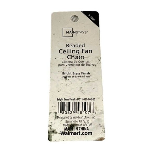 Beaded Ceiling Fan Pull Chain Extension - Picture 9 of 9